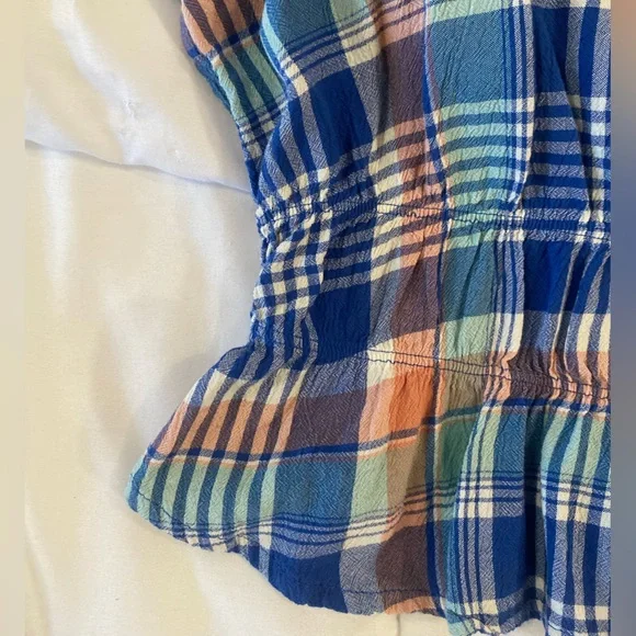 Cami with gingham pattern - Picture 2 of 8